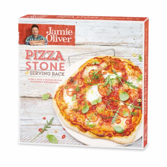 Jamie Oliver Keep It Simple Pizza Stone and Serving Rack - Image 2