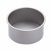 KitchenCraft KC2BK14 Deep Cake Tin with Loose Base and Non Stick Coating, 18 cm, Silver