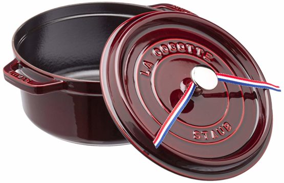 STAUB 40509-357-0 Cocotte Round 24cm Grenadine red - Image 2