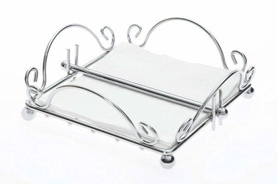 Premier Housewares Napkin Holder - Chrome - Image 2