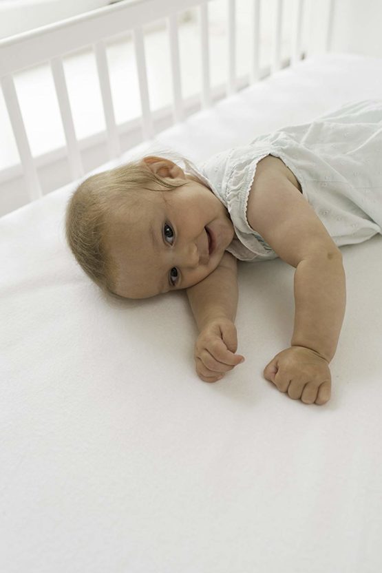 Hippychick Cotton Flat Mattress Protector - Cot 75x100 - Image 4