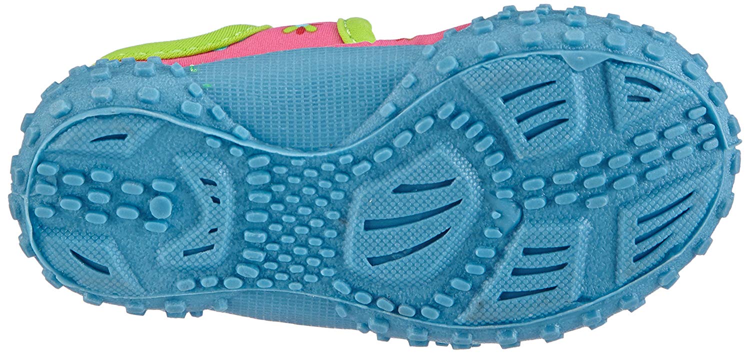 Playshoes Girls UV Protection Aqua Shoes Flowers, 174759, Size EU 18/19, Pink Pink 18, 2.5 UK Child - Image 4
