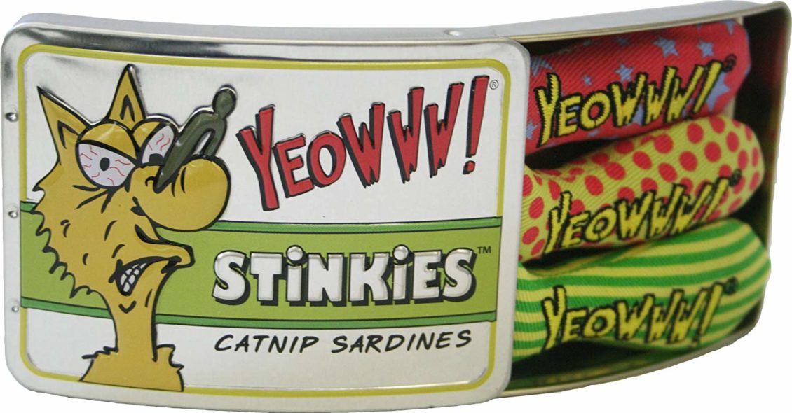 yeowww stinkies catnip sardines