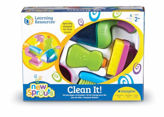 Learning Resources New Sprouts Clean It! My Very Own Cleaning Set - Image 3