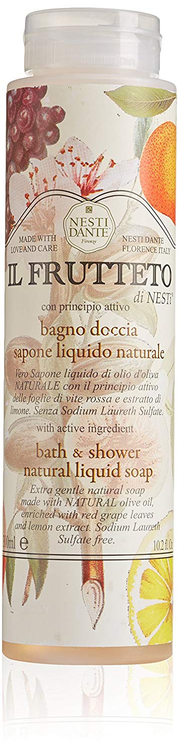 NESTI DANTE Il Frutteto, Natural Bath & Shower Gel 300 ml, 300 ml (Pack of 1)