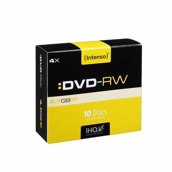 Intenso DVD-RW 4.7GB, 4X - DVD+RW Virgin (4X, 4.7GB, DVD-RW, 240 min, CD Case, 1x)