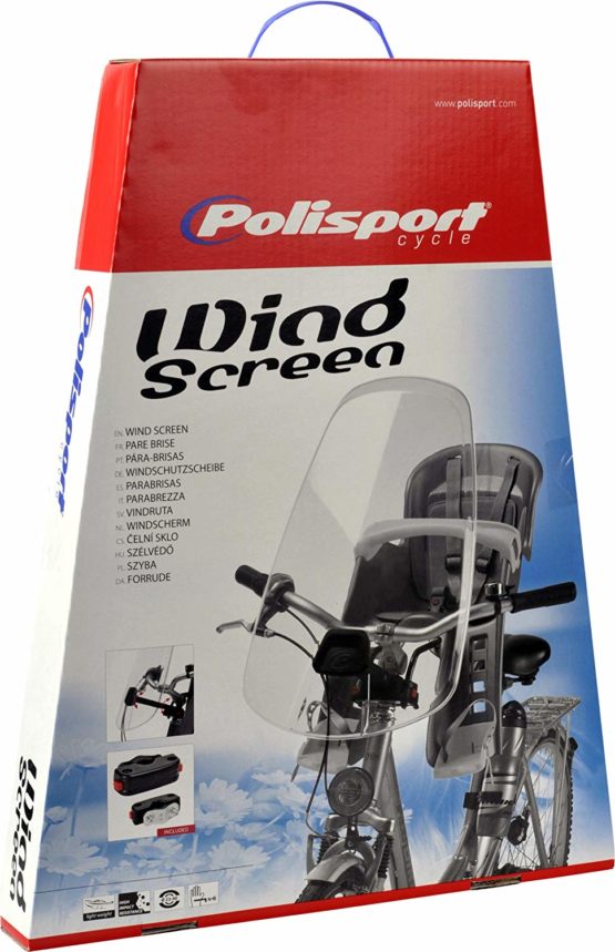 Polisport Unisex Adult Handlebar Wind Screen - Clear, 38.7 x 5.2 x 56.3 cm - Image 4
