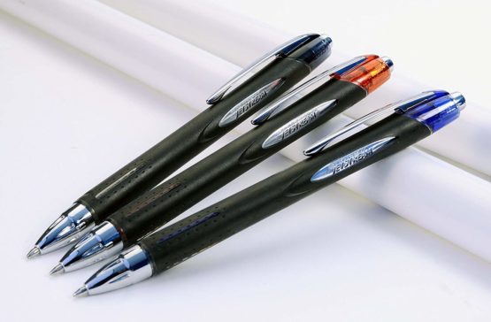 Uni-Ball SXN-210 Jetstream RT Retractable Rollerball Pen Black Ink - Pack of 12 - Image 4