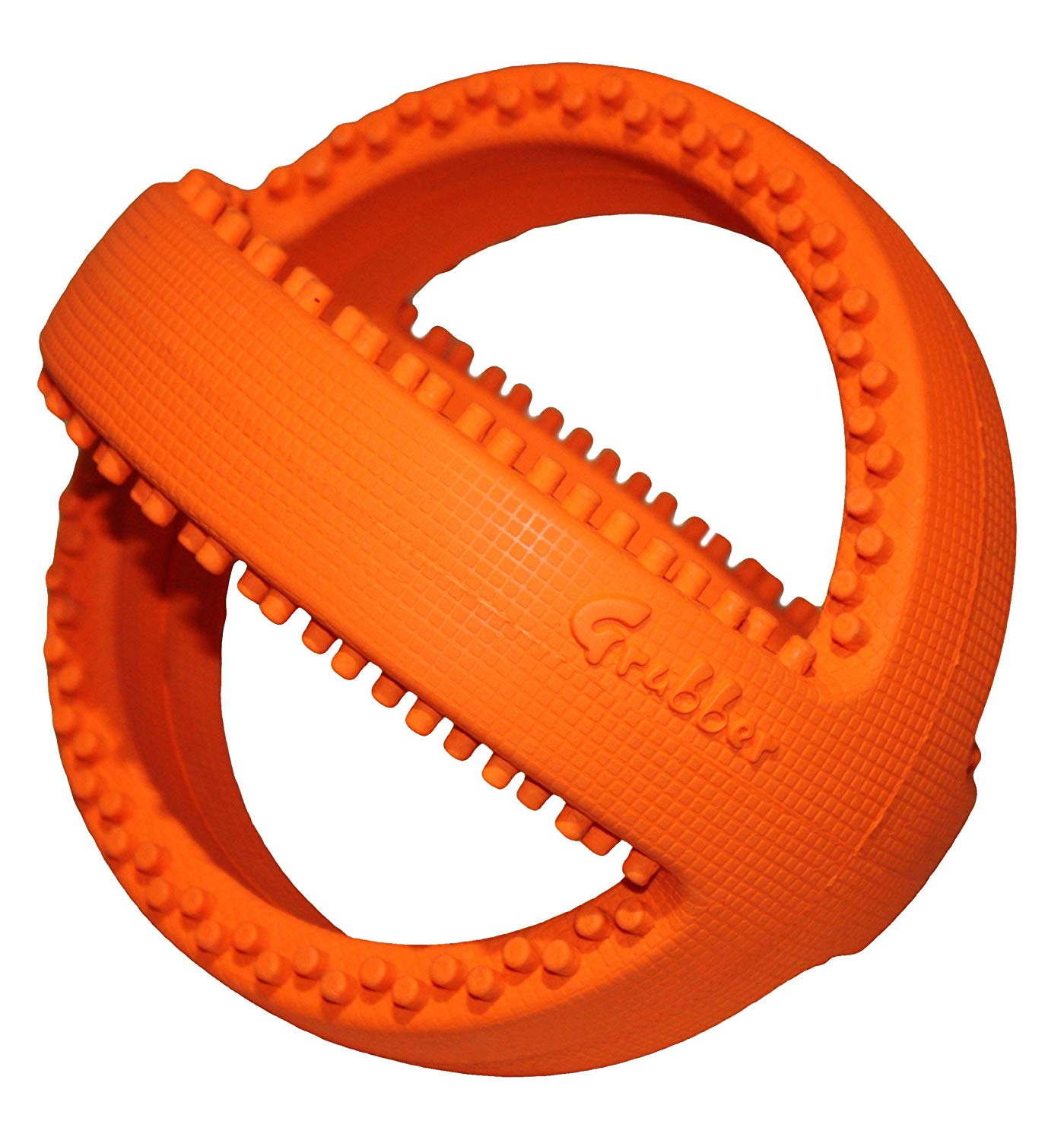 Happy Pet Cultivator Football Dog Puppy Toy Durable Strong Bouncy Fun Interactive Chewing Playing Fetch Retrieve for Small Medium Large Breeds 18cm
