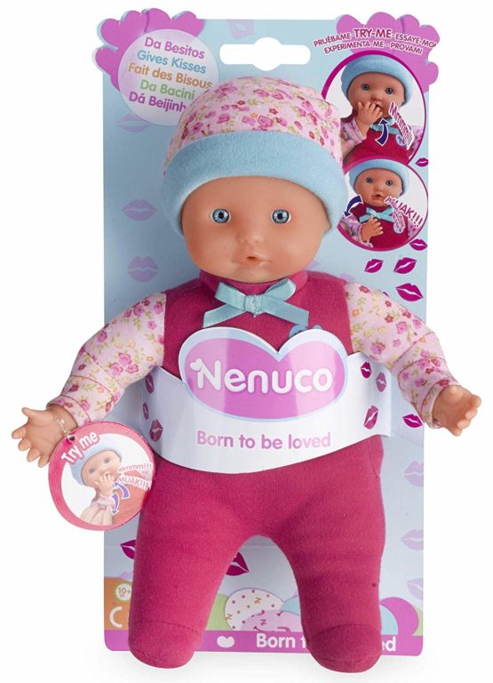 Nenuco Famosa Da Besitos, Baby Doll with Sounds, for Girls and Boys from 10 Months, 10 x 6 x 25 cm (Famous 700014775) - Image 3
