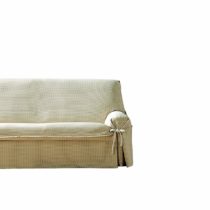 Eysa 3 Squares 100 Percent Cotton Giovanna Universal/Non-Elastic Sofa Cover, Beige