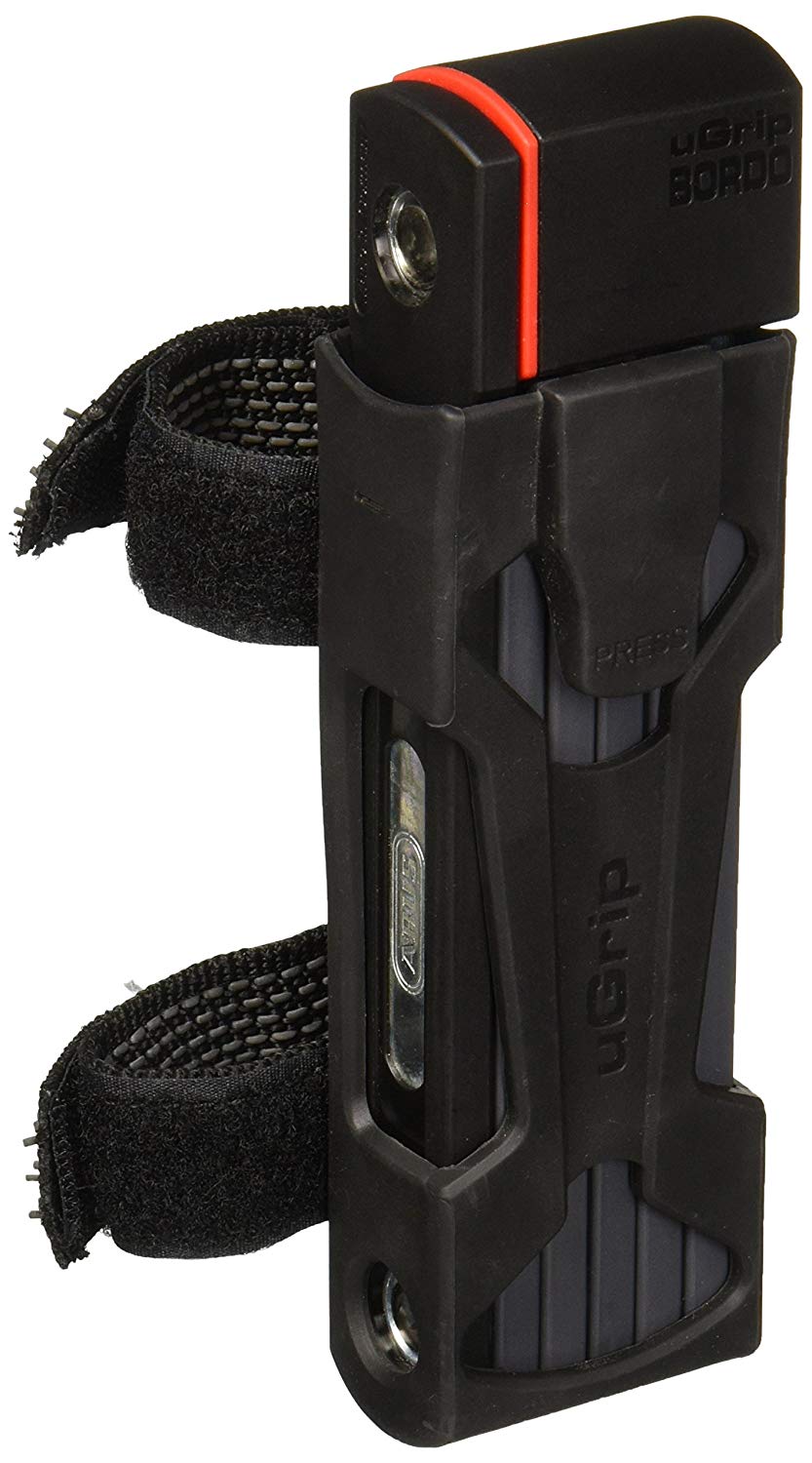 ABUS Bordo uGrip 5700 ST folding lock with lock pouch - Bike lock with 5 mm thick bars - security level 7 - 80 cm - Black - Image 2