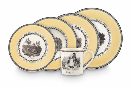 Villeroy & Boch Audun Chasse Coffee Mug, 300 ml, Height: 9.1 cm, Premium Porcelain, White/Multicolour, 0.3 Litre - Image 2