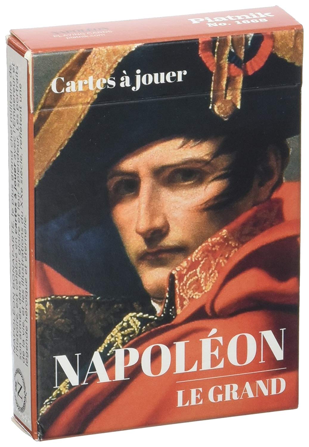 Piatnik - Themed Card Game - Napoleon Card Game - 55 Cards on Napoleon - 1668, Blue / White / Red, 10 cm x 6.5 cm x 1.5 cm - Image 2