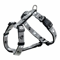 Trixie Think Harness, Ng. - Black / Gray / Silver - Size S (40 - 65 cm)