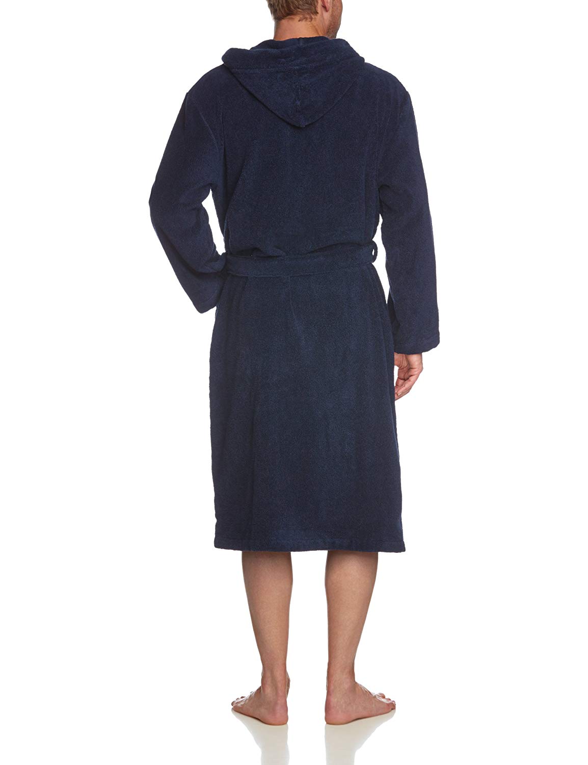 Schiesser Men'S Bathrobe - Blue - Blau (815-Navy) - 50 (Eu) (Brand Size: M), Blue (815-navy) - Image 2