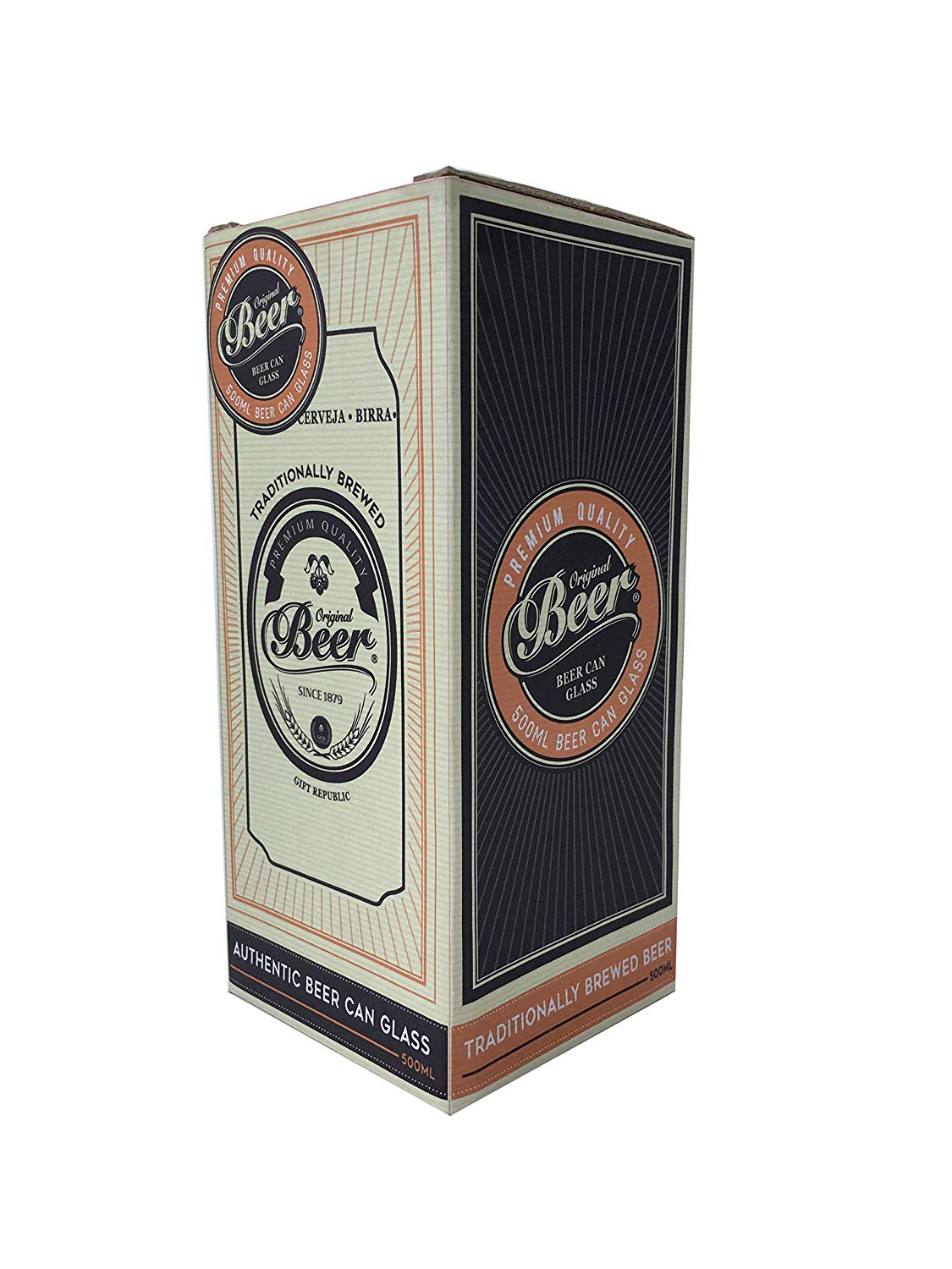 Gift Republic Beer Can Glass, Multi-colour - Image 4
