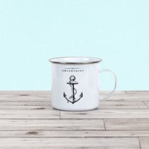 Gift Republic Victoriana Enamel Mug the Adventurer