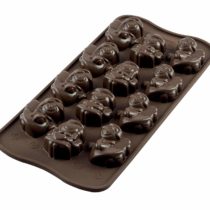 silikomart Silicone Chocolate Mould Angels, Brown