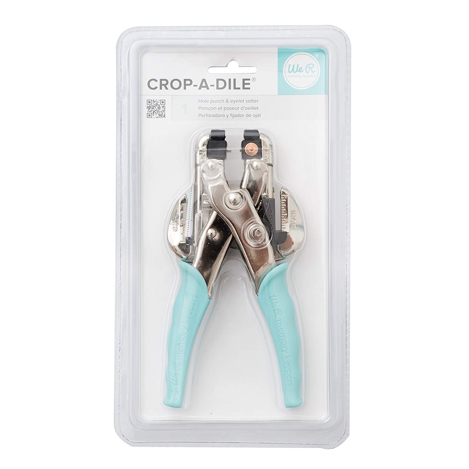 We R Memory Keepers hole punch &eyelet setter, Blue, WR70907-7