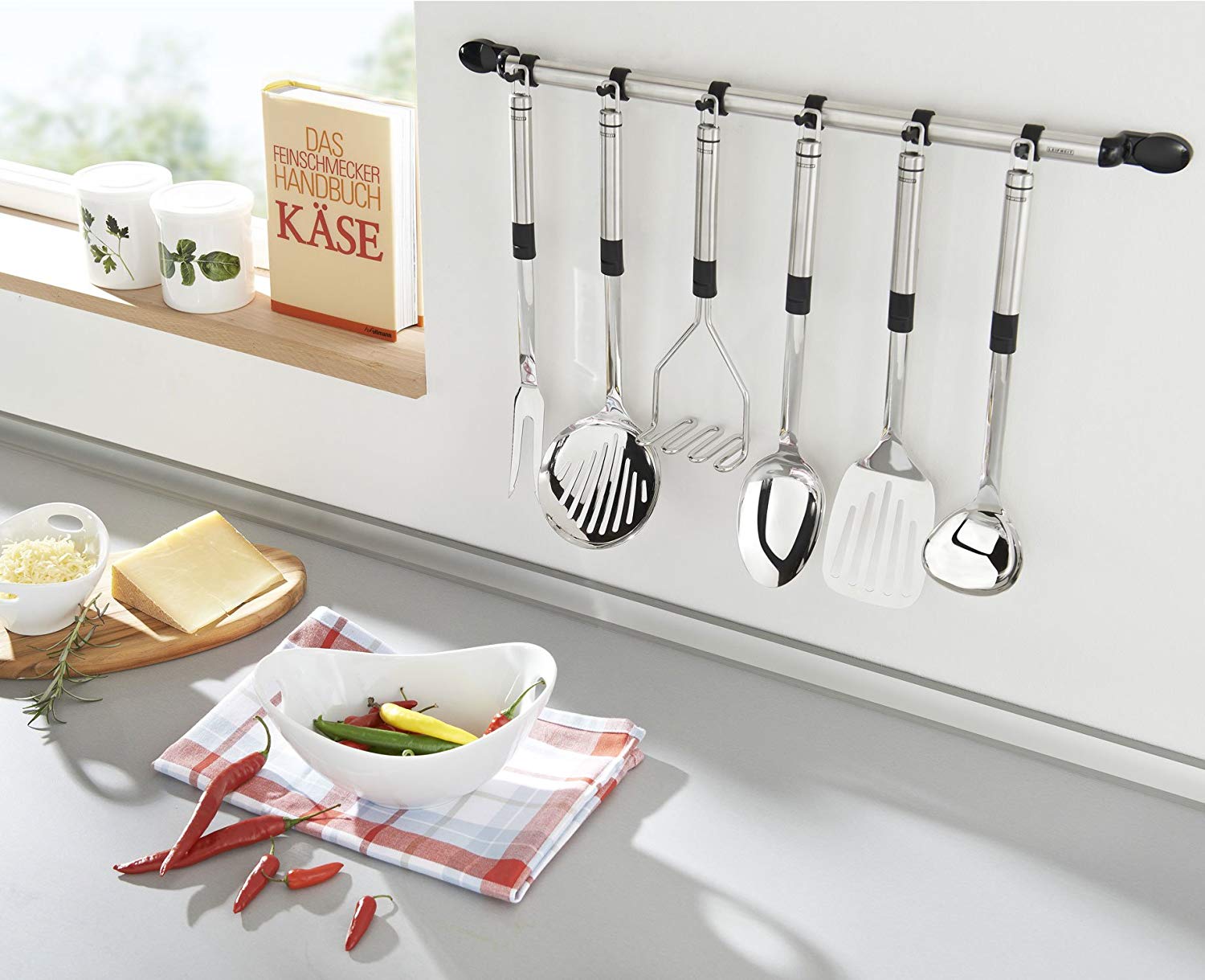 Leifheit Stainless Steel Proline Meat Fork with Hanging Loop, 3029, 38 x 7 x 5 cm - Image 3