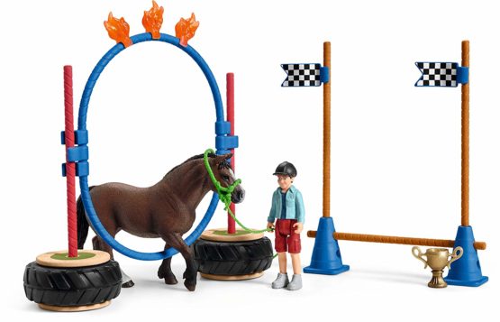 Schleich 42482 Farm World Pony Agility Race