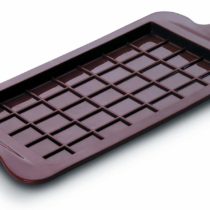 IBILI Chocolate bar Mould 18,5x9,5 cm Silicone, Brown, 18.5 x 9.5 x 2 cm