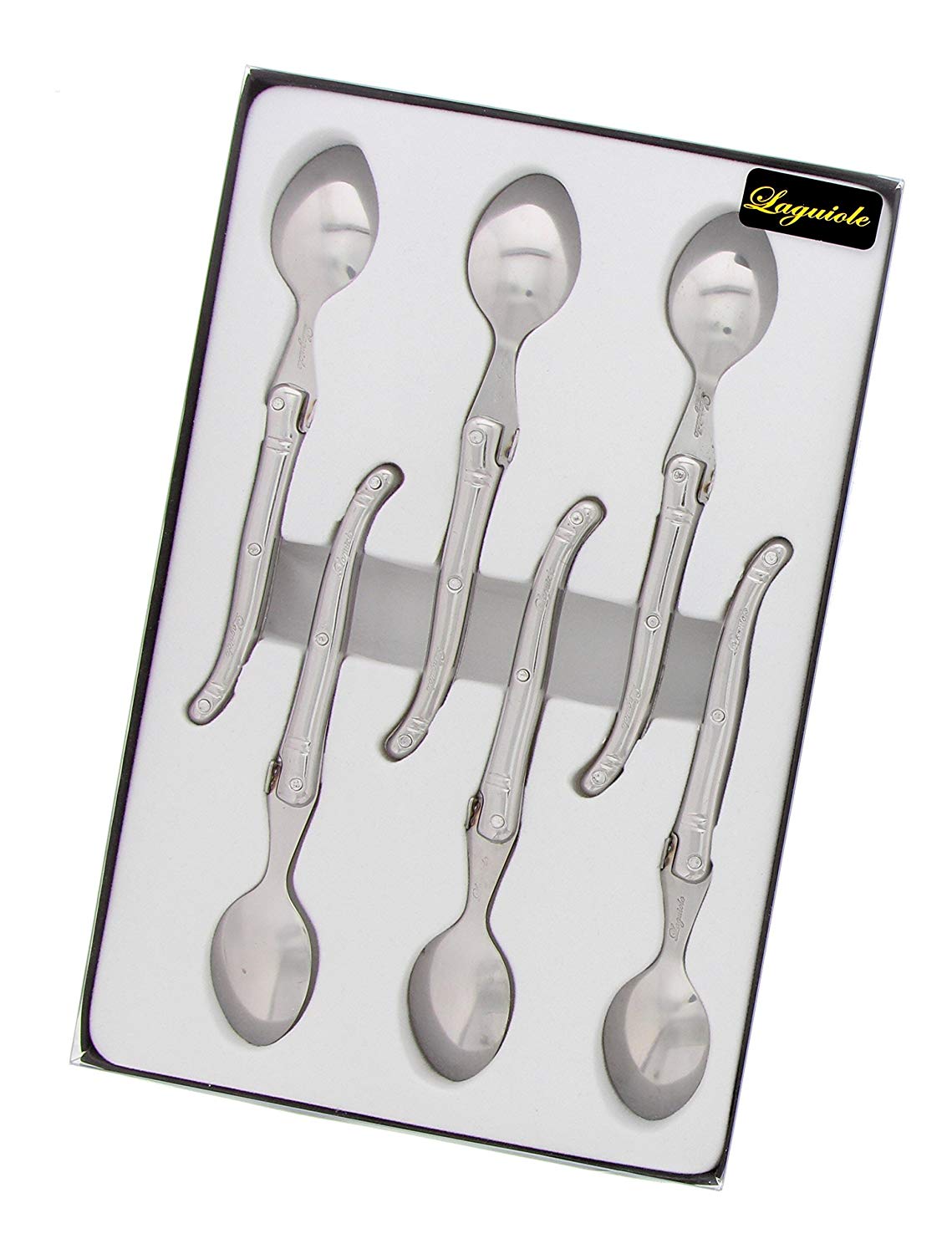 LAGUIOLE I75546 Box Set of 6 Dessert Spoons BigaMart