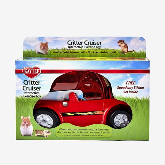 Kaytee Critter Cruiser, Interactive Exercise Toy, Ball, Safe, Secure, for Hamsters, Gerbils (Colours May Vary)