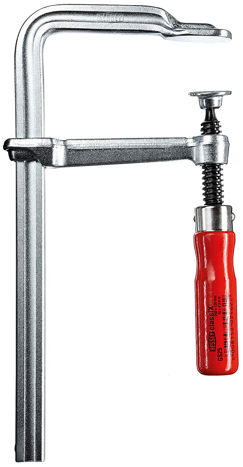 Bessey GS30 Classix GS All-Steel Screw Clamp, Red/Black, 300/140 mm - Image 2