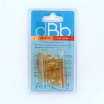 dBb Remond 144600 Pack of 2 Rubber teats with 3 Positions and Air Regulations