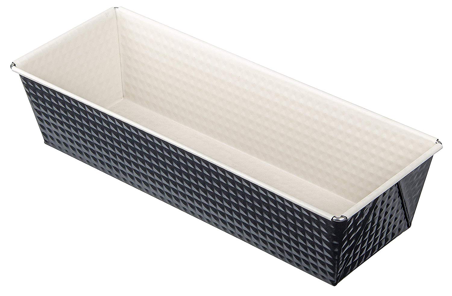 Zenker "Creme Noir Baking Tin, Stainless Steel, Grey/Beige, 30 cm Diameter, 32 x 13 x 7.5 cm