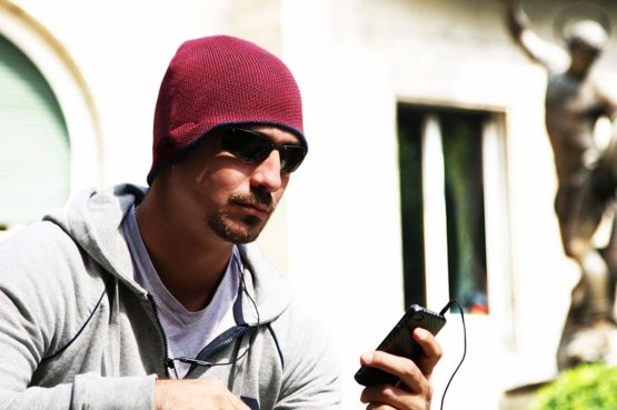 hi-Fun Sound Hat with Built in Headphones - Red/Blue - Image 4