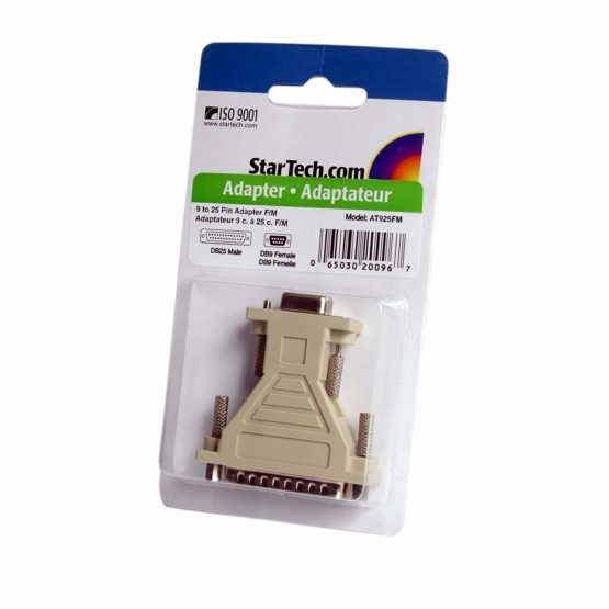 StarTech AT925FM DB9 to DB25 Serial Cable Adapter - F/M , Beige - Image 3