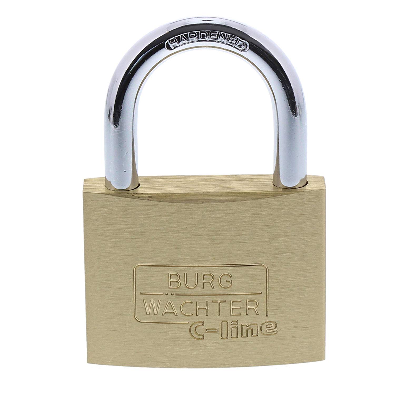 Burg Wächter 222 60 C-Line 60 mm Padlock, Messing