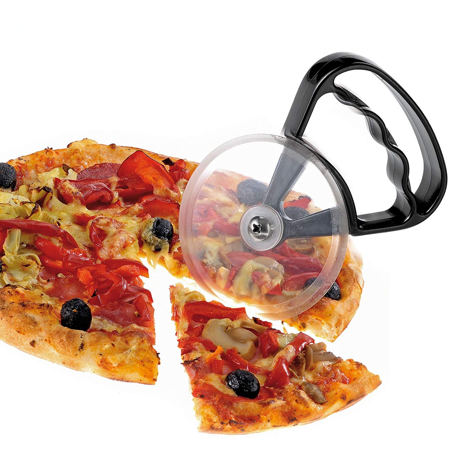 Westmark Pizza wheel Easy, ABS/Polycarbonate, Black, 15.9 x 10 x 2.3 cm - Image 3