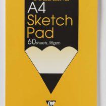 Clairefontaine Goldline Sketch pad, A4, 95 gsm, glued pad, 60 sheets