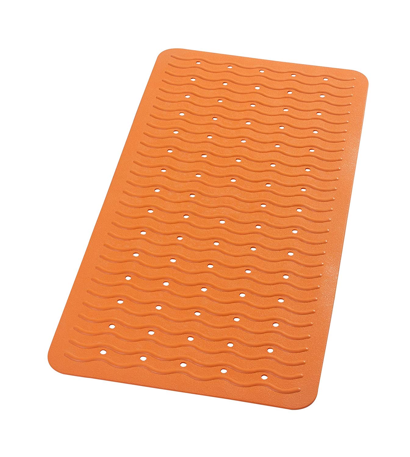 Ridder Beach 683140-350 Bathtub Mat 38 x 80 cm Neon Orange, Neon-orange, 80 x 38 cm (Rectangular)