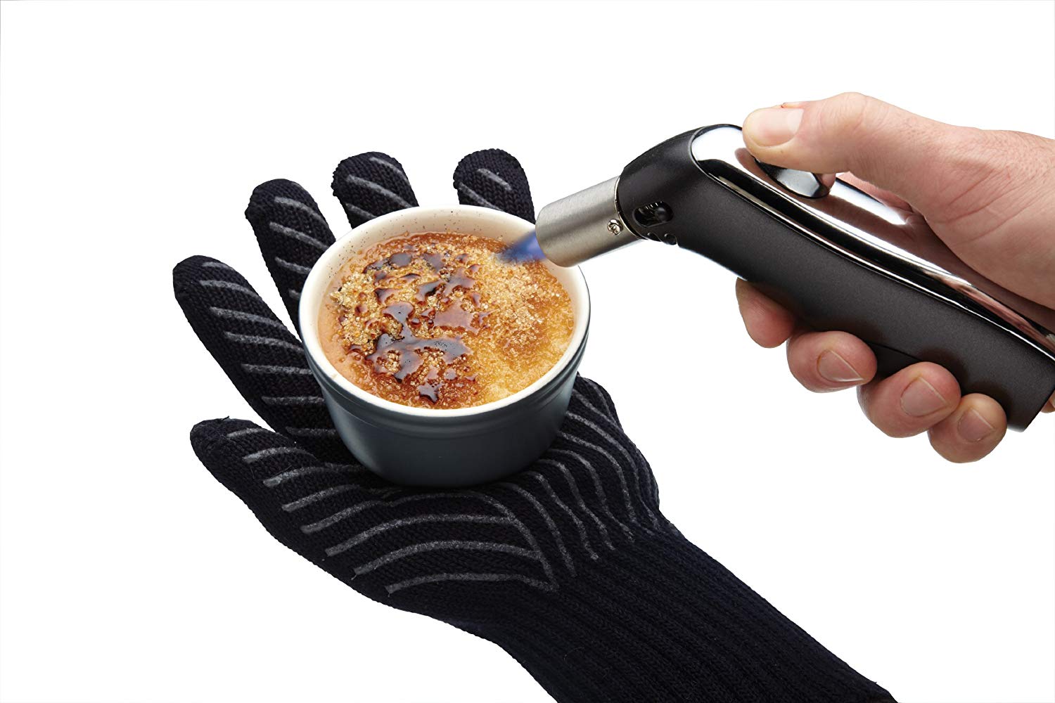 MasterClass Professional Heat-Resistant Safety Oven Gloves - Black, MCCGLOVES, One Size - Image 3