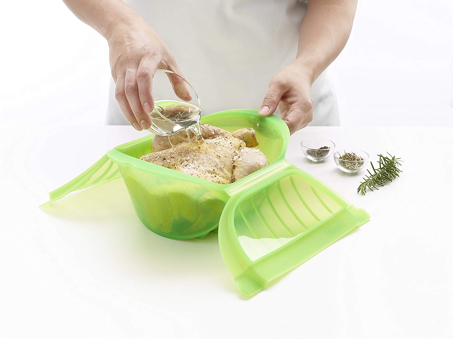 Lékué Steam Case, Green, 3-4 People, 1 liter - Image 2