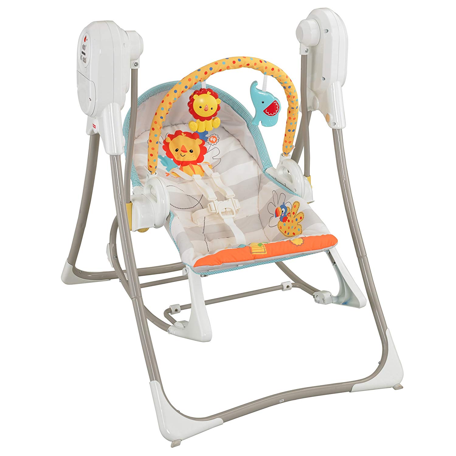 Fisher-Price 3-in-1 Swing-n-Rocker, Multi-Colour