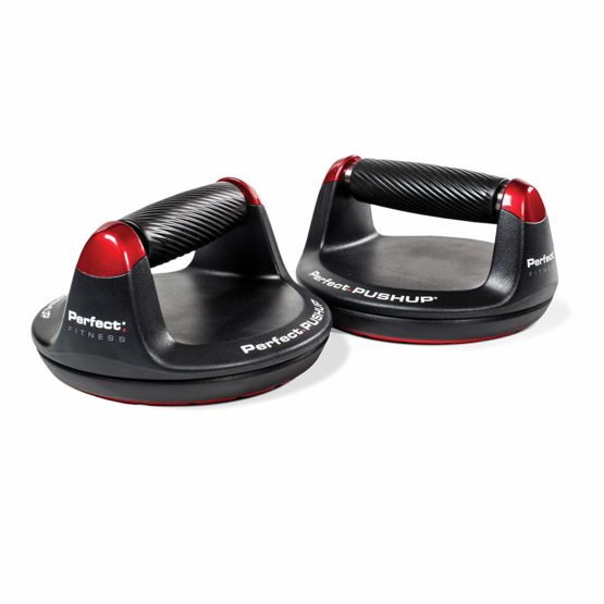 Perfect Fitness Push Up V2, Poignées de Push-Up, Équipement Fitness Pour La Maison et la Salle de Sport, Noir, Pack de 2