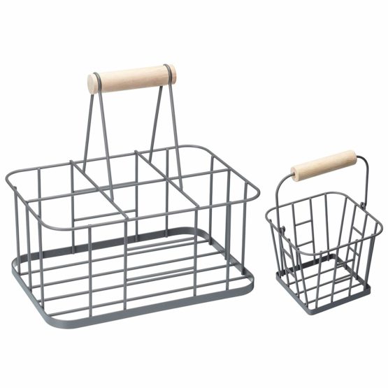 KitchenCraft Living Nostalgia Wire Egg Basket - Grey - Image 4