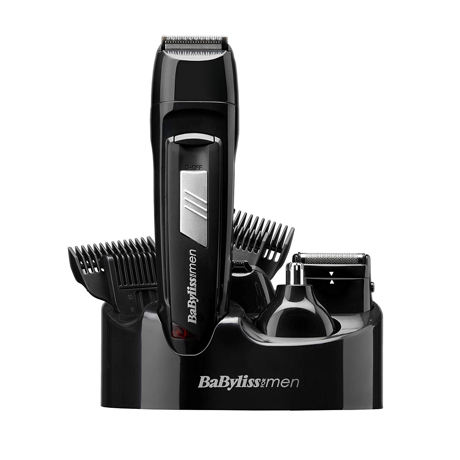Babyliss 7056CU Cordless Rechargeable 8 In 1 All Over Grooming Kit, Black