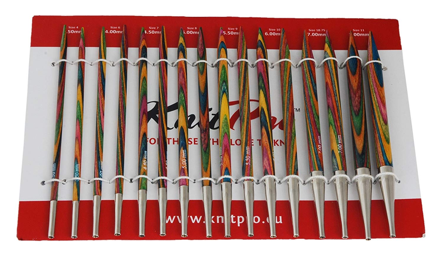KnitPro Symfonie Wood Interchangeable Needle Deluxe Set, KP20613, Assorted - Image 2
