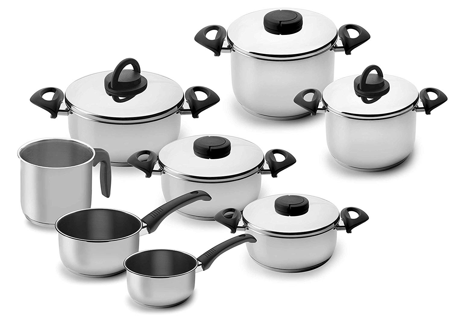 Lacor 85026 Study Casserole, 26 cm, Black/Silver - Image 4