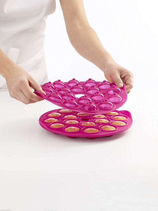 Lékué 500 ml 18 Cavity Cake Pops Tray, Pink - Image 2