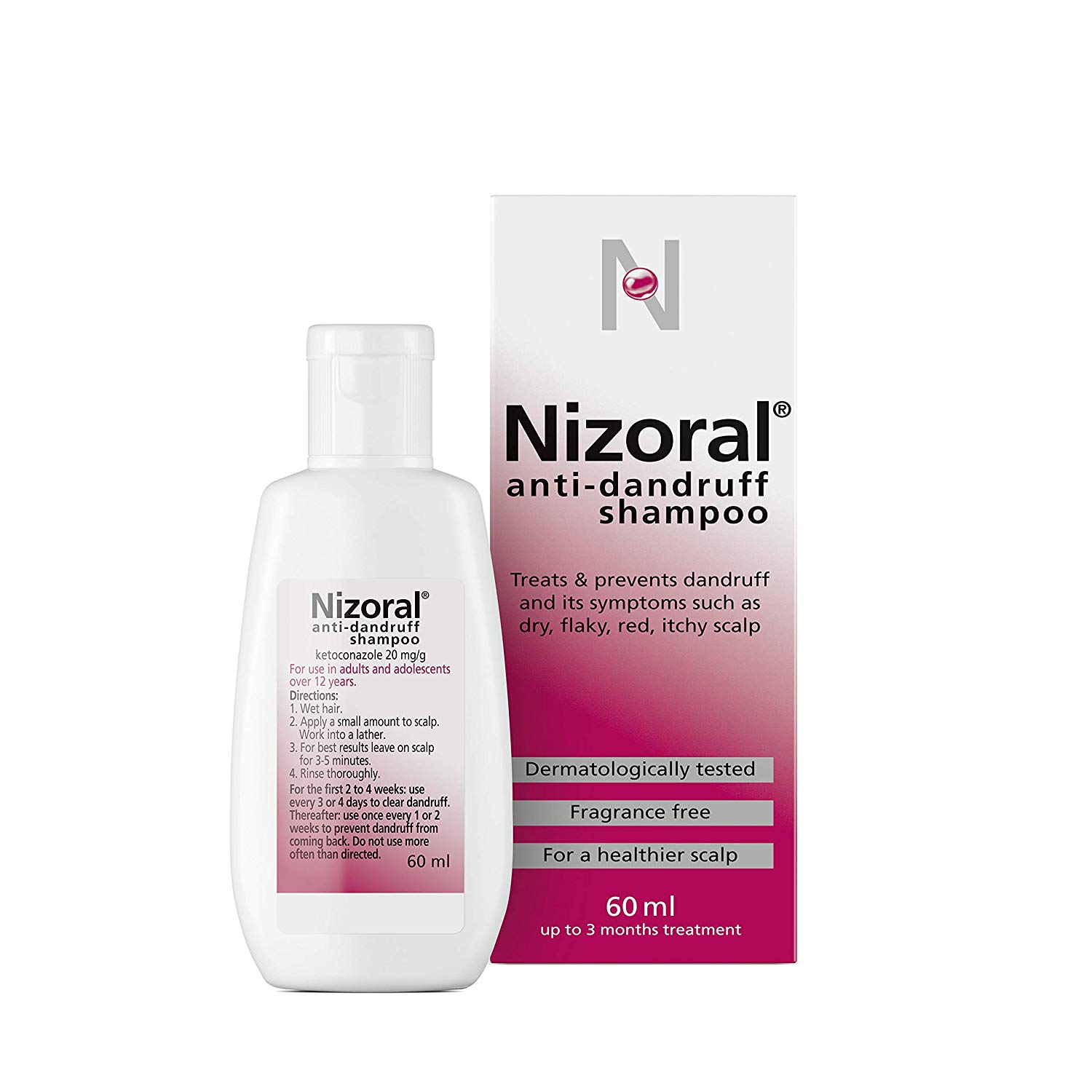 Nizoral Anti-Dandruff Treatment Shampoo, Treats and Prevents Dandruff, Clinically Proven to Control Itchy & Flaky Scalps - Image 2
