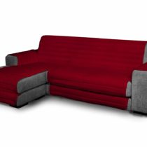 ELEGANT Quilted Sofa Cover, Bordeaux 240cm + chaiselongue