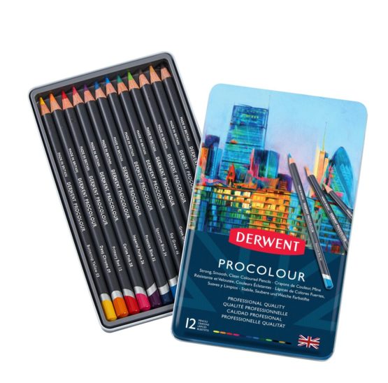 Derwent Procolour Colouring Pencils, Drawing & Writing, Set Of 12, Ideal For Colouring, Professional Quality, 2302505 - Image 2